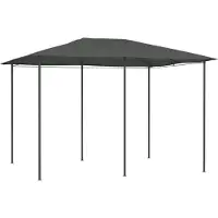 The Living Store Pavillon 3x4x2,6 m Anthrazit 160 g/m²