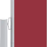 Syfax Seitenmarkise Ausziehbar Rot 180x1200 cm