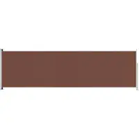 Syfax Seitenmarkise Ausziehbar 180x600 cm Braun