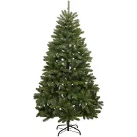 Syfax Künstlicher Weihnachtsbaum Klappbar mit Ständer Grün 240 cm