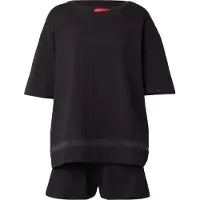 HUGO Pyjama "MESH LOGO SHORT-SET" Set, 2 Stretch-Baumwolle im Relaxed Fit