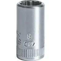 Stahlwille 01030009, Buchse, Chrom, DIN EN 3709 / ASME B 107.5M, 13 g