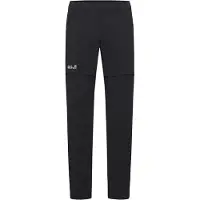 Jack Wolfskin - Women's Hikeout Zip Away Pants - Zip-Off-Hose Gr 46 - Short schwarz