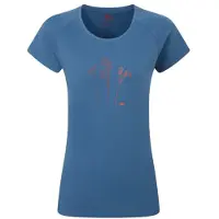 Mountain Equipment - Women's Mountain Flower Tee - T-Shirt Gr 40 blau