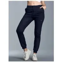Trigema Sweathose "Jogginghose aus Biobaumwolle", Damen, Gr. 3XL, US-Größen, blau (navy), Sweatware, 75% Baumwolle (Biobaumwolle kbA), 25% Baumwolle (recycelt), Basic, Hosen Sweathose