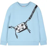 Marc Jacobs Little Sweatshirt – Hellblau m. Tasche - - 12 Jahre (152) - Sweatshirts
