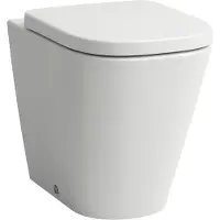 Laufen MEDA Stand-WC, spülrandlos, Silent Flush, 360x540mm, Tiefspüler, H8231110000001, Farbe: Weiß