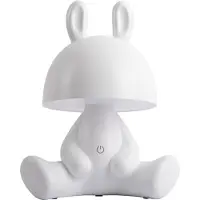 Leitmotiv Tischlampe BUNNY weiß | 17x27 cm