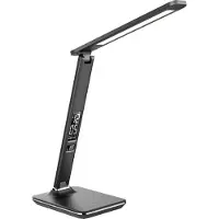 Solight WO45-B, Schwarz, Acrylnitril-Butadien-Styrol (ABS), Kinderzimmer, Homeoffice, Büro, Studie, SMD-LED-Modul, 9 W, 6000 K