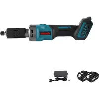 OEM Elektrische Stabschleifer, 35000 U/min bürstenloser Motor, kabellos mit 4 Gängen Einstellung, 2 Batterie EU Stecker