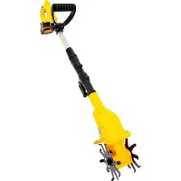 OEM Akku-Bodenbearbeitungsmaschine, Handheld Elektrischer Kultivator, 25 cm Schnittiefe, Gelb