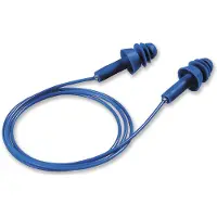 Uvex whisper+ detec Gehörschutzstöpsel Größe MSNR 27 dB - Inhalt: 50 Paar in Stöpselbox blau M - 2111239 - blau