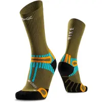 X-socks Hike Perform Crew olive (E112) 42-44