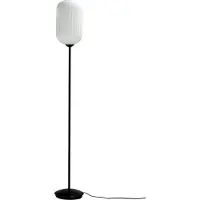Dyberg Larsen Stehlampe Stehleuchte Standleuchte standlampe Bodenlampe Leseleuchte Innenbeleuchtung Riflet Opal Schwarz