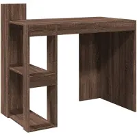 Syfax Schreibtisch Braun Eichen-Optik 103,5x56,5x94 cm Holzwerkstoff