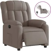 Syfax Relaxsessel Elektrisch Taupe Stoff