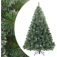 Syfax Künstlicher Scharnier-Weihnachtsbaum schneebedeckt
