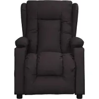 Syfax Massagesessel Schwarz Kunstleder