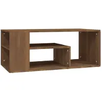Syfax Couchtisch Braun Eichen-Optik 100x50x40 cm Holzwerkstoff
