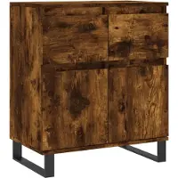 Syfax Sideboard Räuchereiche 60x35x70 cm Holzwerkstoff