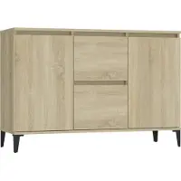 Syfax Sideboard Sonoma-Eiche 102x35x70 cm Holzwerkstoff