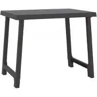 Syfax Campingtisch Anthrazit 79x56x64 cm PP Holzoptik