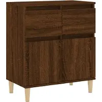 Syfax Sideboard Braun Eichen-Optik 60x35x70 cm Holzwerkstoff