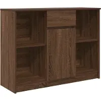 Syfax Sideboard mit Schublade Braun Eichen-Optik 101x35x76 cm