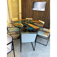 AEA Couchtisch Modern Luxus Design Holz Braun Möbel Rund Wohnzimmer Couchtische