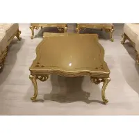 AEA Couchtisch Wohnzimmertisch Gold Luxus Couchtische Beistelltisch Sofatisch