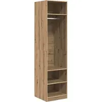 Syfax Kleiderschrank Artisan-Eiche 50 x 50 x 200 cm Holzwerkstoff