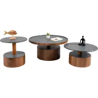 AEA Beistelltisch Couchtisch Wohnzimmertisch Sofatisch Stilvoll Modern 3tlg.