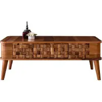 AEA Design Couchtisch Tische Rechteckig Holz Wohnzimmer Tisch Moderne Möbel Luxus