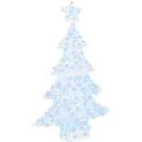 Syfax Weihnachtsbaum Kaltweiß 120 cm Acryl 100 LEDs