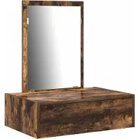 Syfax Schminktisch mit Schubladen Braun 60 x 40 x 70 cm Holzwerkstoff