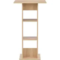 Syfax Bartisch Eichenbraun 60x60x110 cm