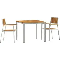 Syfax Outdoortisch-Set 3 stk. 90 x 90 x 75 cm