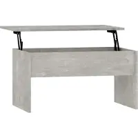 Syfax Couchtisch Betongrau 80x50,5x41,5 cm Holzwerkstoff