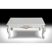AEA Couchtisch Tisch Luxus Tisch Wohnzimmer Design Tische Rechteckig Weiß