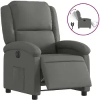 Sonstiges Relaxsessel Elektrisch Dunkelgrau Stoff