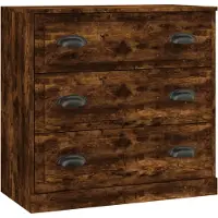 Syfax Sideboard Räuchereiche 70x35,5x67,5 cm Holzwerkstoff