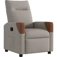 Syfax Relaxsessel Taupe Stoff