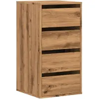 Syfax Kommode Artisan-Eiche 40x41x76 cm Holzwerkstoff