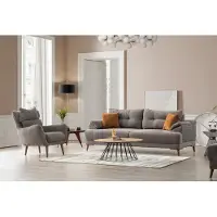 AEA Komfortable Sofagarnitur 3+1 Sitzer Gemütliche und Stilvolle Wohnzimmercouch
