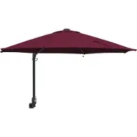 Syfax Garten-Sonnenschirm Bordeauxrot 248 x 248 x 148 cm