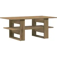 Syfax Couchtisch Artisan-Eiche 102x55x42 cm Holzwerkstoff