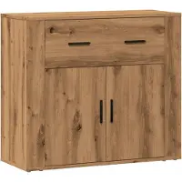 Syfax Sideboard Artisan-Eiche 80x33x70 cm Holzwerkstoff