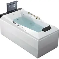 Xl Moebel Gmbh Acrylwanne Whirlpool Massage-Badewanne Luxuswanne Wellnesswanne 173x80 cm