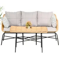 AEA Gartenmöbel Sofa Tisch Couchtisch Veranda Esstisch Stilvolle Garten Modern