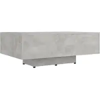 Syfax Couchtisch Betongrau 85x55x31 cm Holzwerkstoff